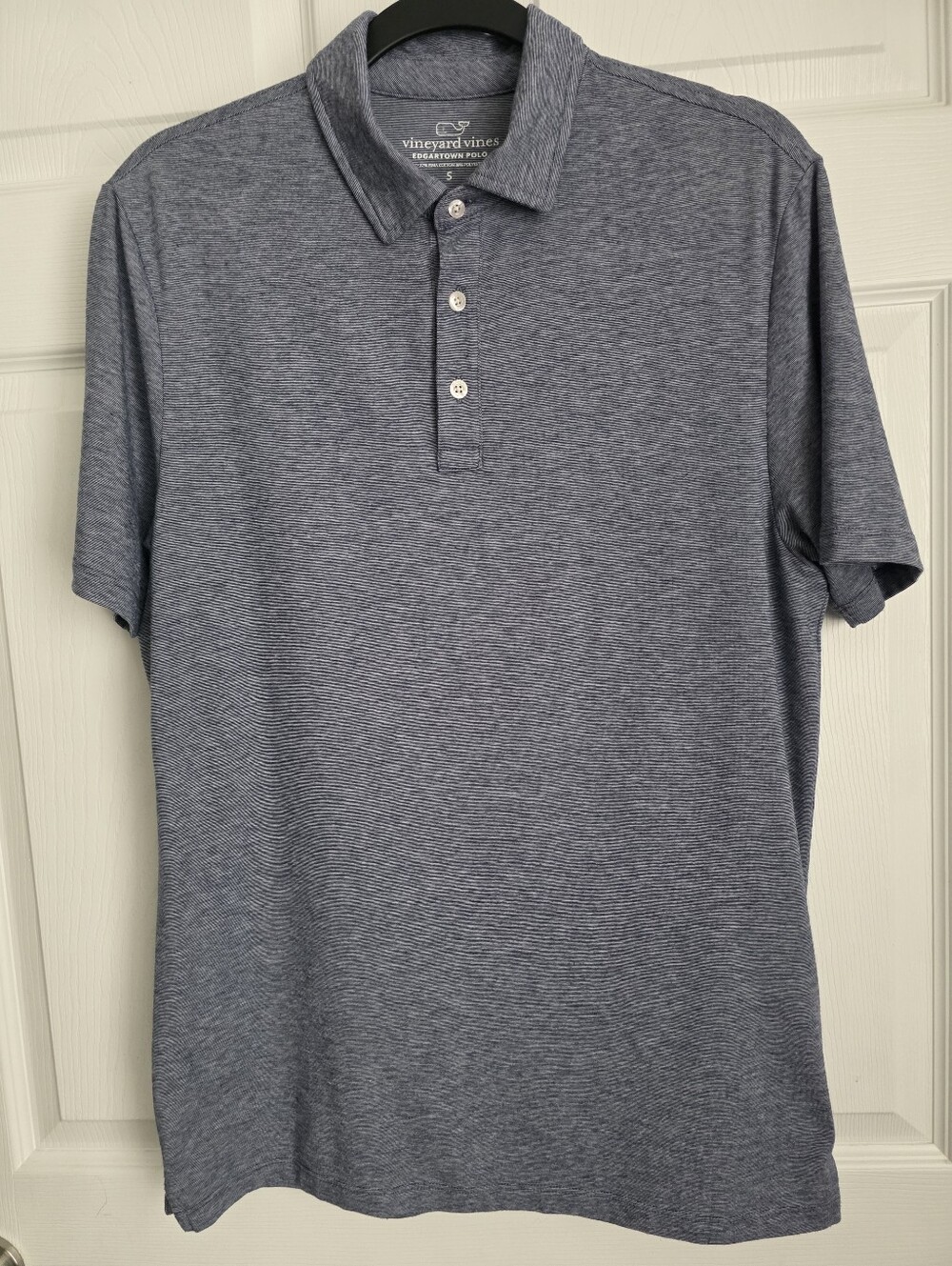 Vineyard Vines Blue Striped Edgartown Polo Shirt Men's Size Small S